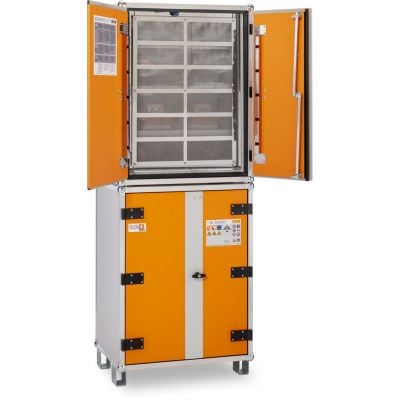 CEMO Akku-Ladeschrank Premium 8/20, 230 V mit Füßen