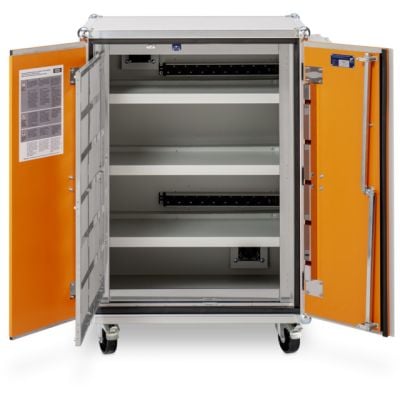 CEMO Akku-Ladeschrank Premium Plus 8/10, 230 V mit Rollen